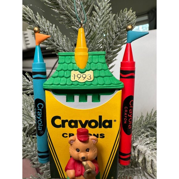 Crayola Crayons Bright Shining Castle 1993 Hallmark Ornament Christmas Decor - Picture 5 of 9